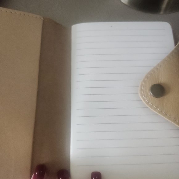 Portland Leather Wallet - color is Champagne - Picture 3 of 4